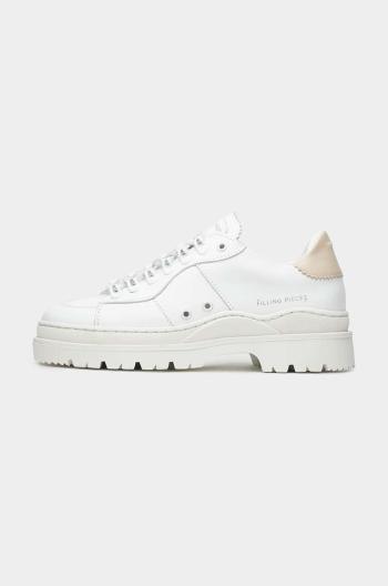 Kožené sneakers boty Filling Pieces Court Serrated bílá barva, 89128861042