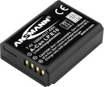 Akumulátor do kamery Ansmann náhrada za orig. akumulátor LP-E10 7.4 V 1000 mAh