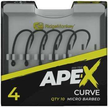 Ridgemonkey háček ape-x curve barbed 10 ks - velikost 4