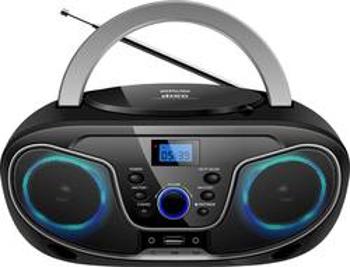 CD-rádio Silva Schneider MPC 19.4 USB, AUX, CD, USB, černá, stříbrná