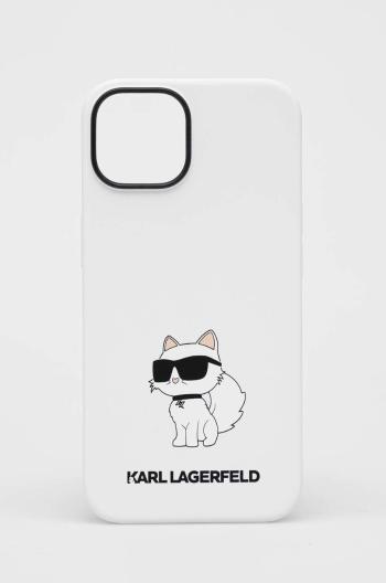 Obal na telefon Karl Lagerfeld iPhone 14 6,1'' bílá barva