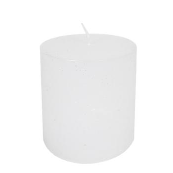 Bílá nevonná svíčka Xl válec  - Ø 10*15cm BRKW1015