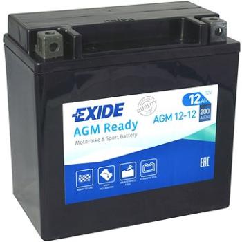 EXIDE BIKE Factory Sealed 12Ah, 12V, AGM12-12 (YTX14-BS)  (AGM12-12)