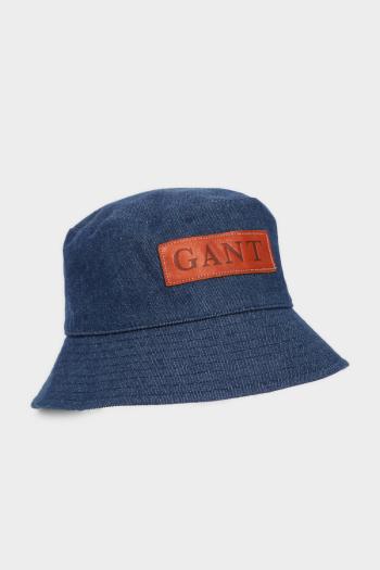 KLOBOUK GANT D2. DENIM BUCKET HAT modrá L/XL