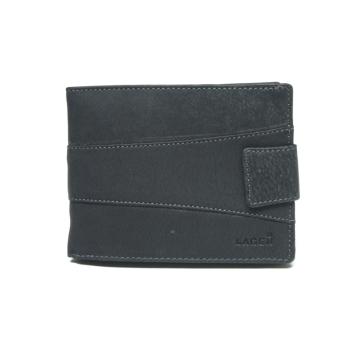Lagen Pánská peněženka kožená V-98/W Černá