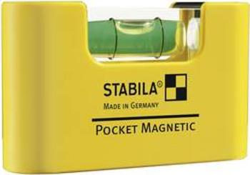 Mini vodováha Stabila Pocket Magnetic 17774, 68 mm, s extra silným magnetem