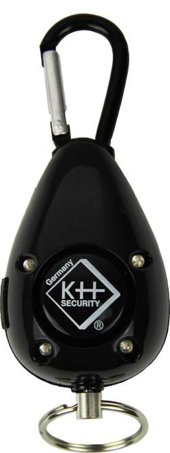 Kapesní alarm kh-security 100188, s LED, 100 dB, černá