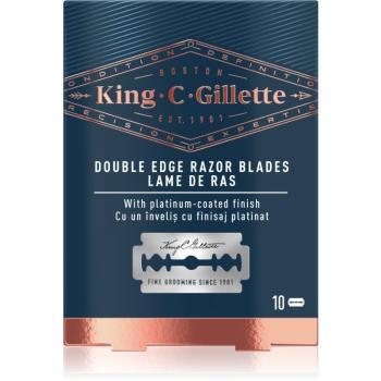 King C. Gillette Double Edge Razor Blades náhradní žiletky 10 ks