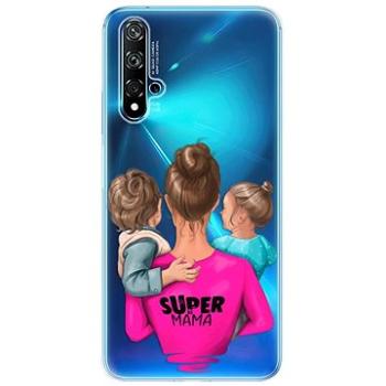 iSaprio Super Mama - Boy and Girl pro Huawei Nova 5T (smboygirl-TPU3-Nov5T)