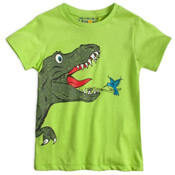 Dětské tričko LEMON BERET DINOSAURUS zelené Velikost: 98