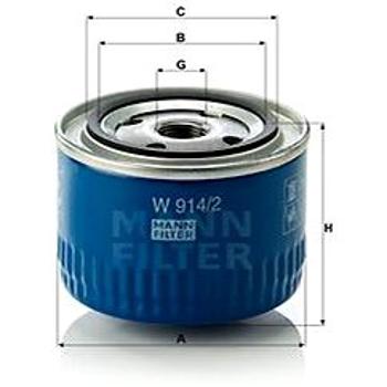 MANN-FILTER W914/2 (W914/2)