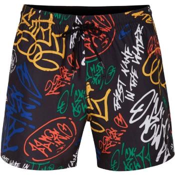 O'Neill GRAFFITI SWIMSHORT Pánské plavecké šortky, černá, velikost XXL