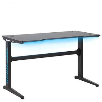 Herní stůl RGB LED 120×60 cm černý DORAN , 250401 (beliani_250401)