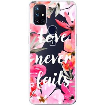 iSaprio Love Never Fails pro OnePlus Nord N10 5G (lonev-TPU3-OPn10)