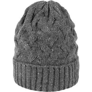 Finmark DIVISION Dámská pletená čepice, tmavě šedá, velikost UNI