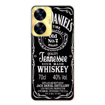 Odolné silikonové pouzdro iSaprio - Jack Daniels - Realme C55