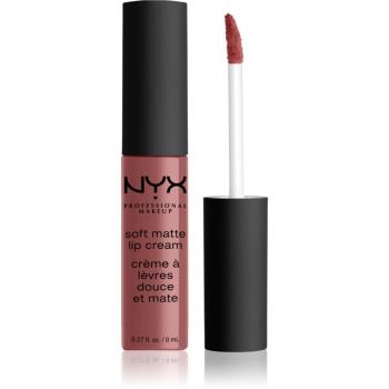 NYX Professional Makeup Soft Matte Lip Cream lehká tekutá matná rtěnka odstín 56 Shanghai 8 ml