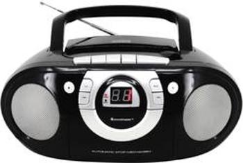 CD-rádio soundmaster SCD5100SW, AUX, CD, kazeta, černá