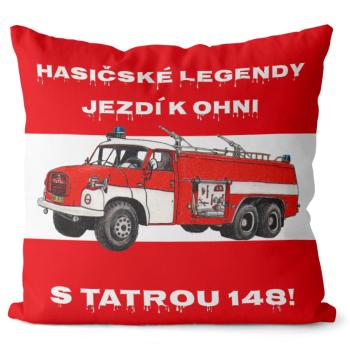 Polštář Hasičské legendy – Tatra 148 (Velikost: 55 x 55 cm)
