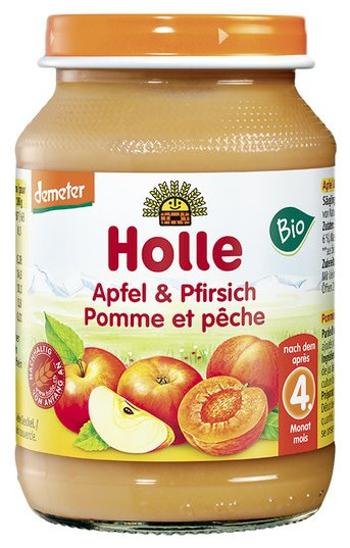 Holle bio dětská přesnídávka Broskev a jablko 190 g