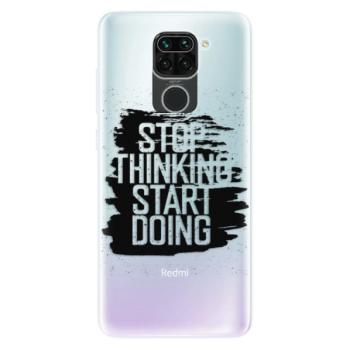 Odolné silikonové pouzdro iSaprio - Start Doing - black - Xiaomi Redmi Note 9