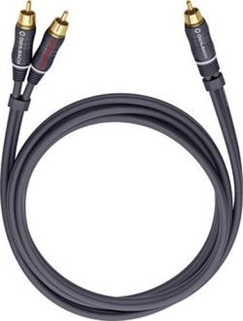 Cinch audio Y kabel Oehlbach 23703, 3.00 m, antracitová