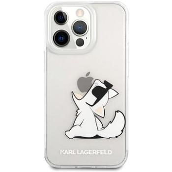 Karl Lagerfeld PC/TPU Choupette Eat Kryt pro iPhone 14 Pro Max Transparent (KLHCP14XCFNRC)