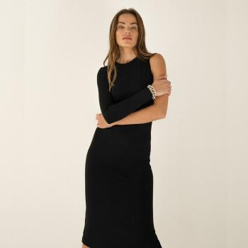 Asymmetric One Sleeve Dress – XS