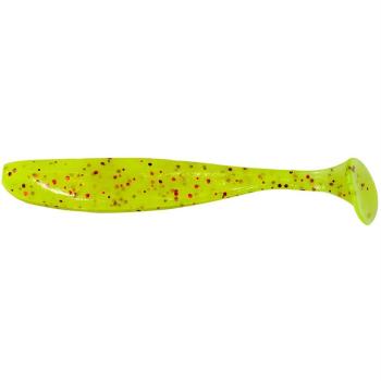 Keitech Gumová nástraha Easy Shiner Chartreuse Red Flake - 4"/10,2cm/5,5g/7ks