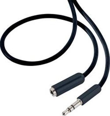 Jack audio prodlužovací kabel SpeaKa Professional SP-7870692, 1.50 m, černá