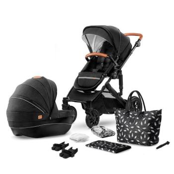 KINDERKRAFT Kočárek kombinovaný Prime 2v1 black, Premium