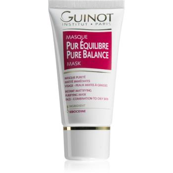 Guinot Pure Balance čisticí maska pro redukci kožního mazu a minimalizaci pórů 50 ml