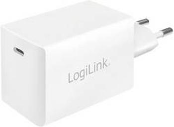 USB nabíječka LogiLink PA0229, nabíjecí proud 3000 mA, bílá