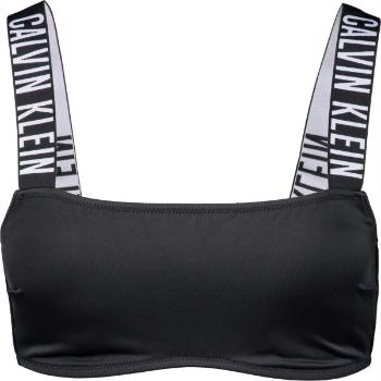 Calvin Klein INTENSE POWER-S-BANDEAU-RP Dámský vrchní díl plavek, černá, velikost M