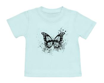 Tričko pro miminko Motýl grunge