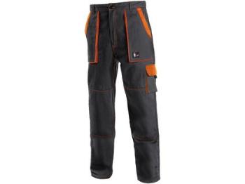 Kalhoty do pasu CXS LUXY JOSEF, pánské, černo-oranžové, vel. 62