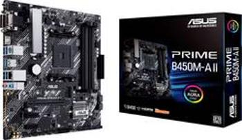 Základní deska Asus PRIME B450M-A II Socket AMD AM4 Tvarový faktor Micro-ATX Čipová sada základní desky AMD® B450