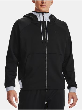 Mikina Under Armour UA Recover Ponte FZ Hoodie - černá