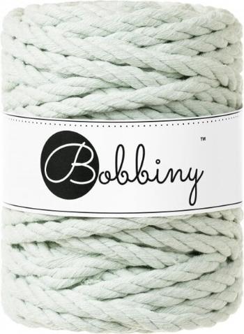 Bobbiny 3PLY Macrame Rope 9 mm 30 m Milky Green Šňůra