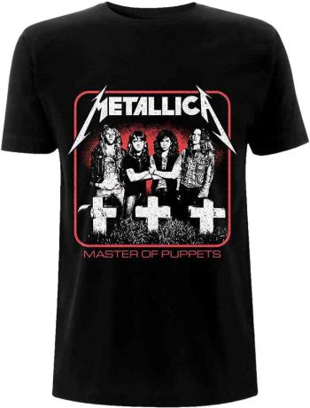 Metallica Tričko Vintage MOP Photo Black L