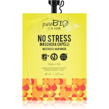 puroBIO Cosmetics No Stress revitalizační maska na vlasy 40 ml