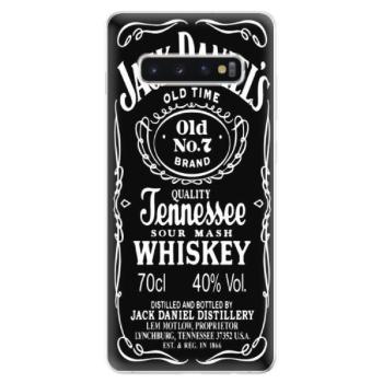 Odolné silikonové pouzdro iSaprio - Jack Daniels - Samsung Galaxy S10+