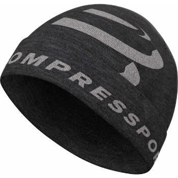 Compressport CASUAL BEANIE Zimní čepice, černá, velikost UNI