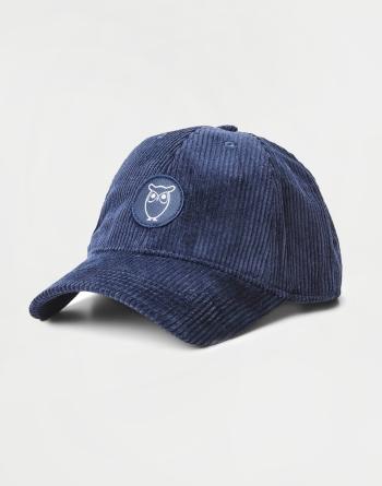 Knowledge Cotton 8 Wales Corduroy Cap 1001 Total Eclipse