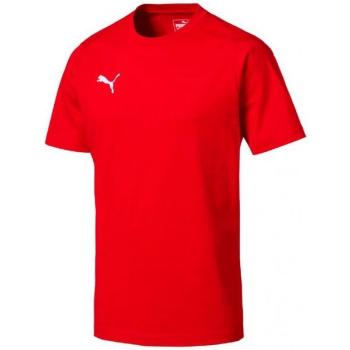 Puma LIGA CASUALS TEE Pánské tričko, červená, velikost M