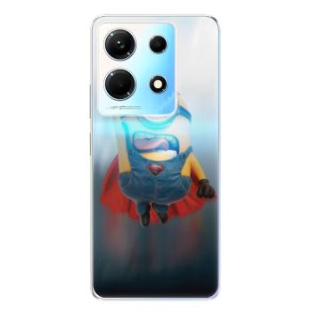 Odolné silikonové pouzdro iSaprio - Mimons Superman 02 - Infinix Note 30