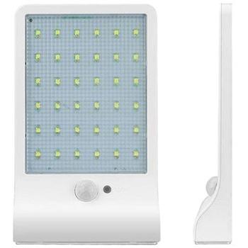 LEDSolar 36 nástěnná lampa s vysunutím bílá, se sensorem, bezdrátové, 2,5 W, studená barva (8595654702315)
