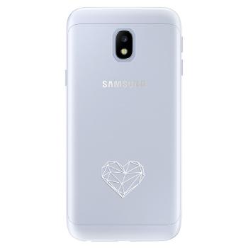 Silikonové pouzdro iSaprio - čiré - Digital Love - Samsung Galaxy J3 2017