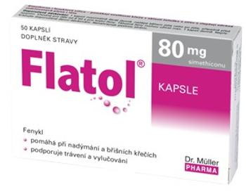 Dr.Muller Flatol 80 mg 50 kapslí