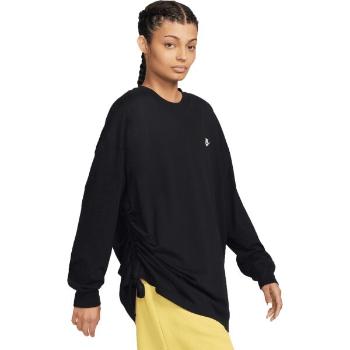 Nike NSW LS TOP GFX DNC Dámské tričko s dlouhým rukávem, černá, velikost L